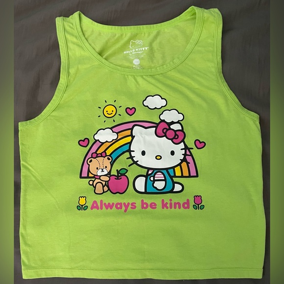 Hello Kitty Cropped Tank - Picture 1 of 4